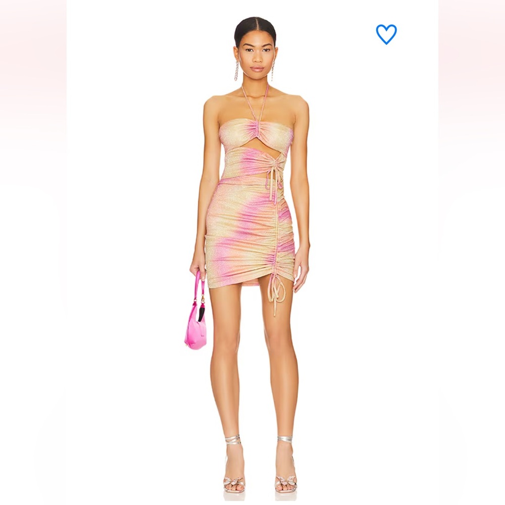 Superdown Jourdan Ruched mini dress size small